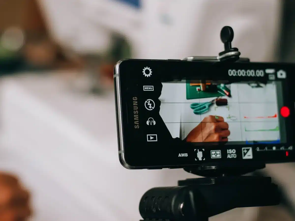 smartphone screen video editing
